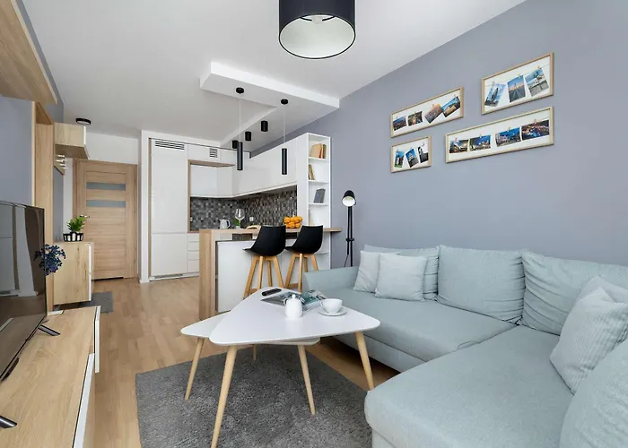 Appartement Modern Grey Close To The Centre Of Perfect For Remote Work By Renters