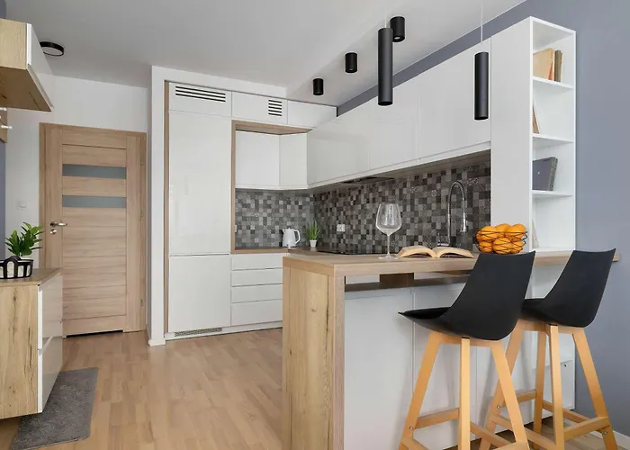 Appartement Modern Grey Close To The Centre Of Perfect For Remote Work By Renters